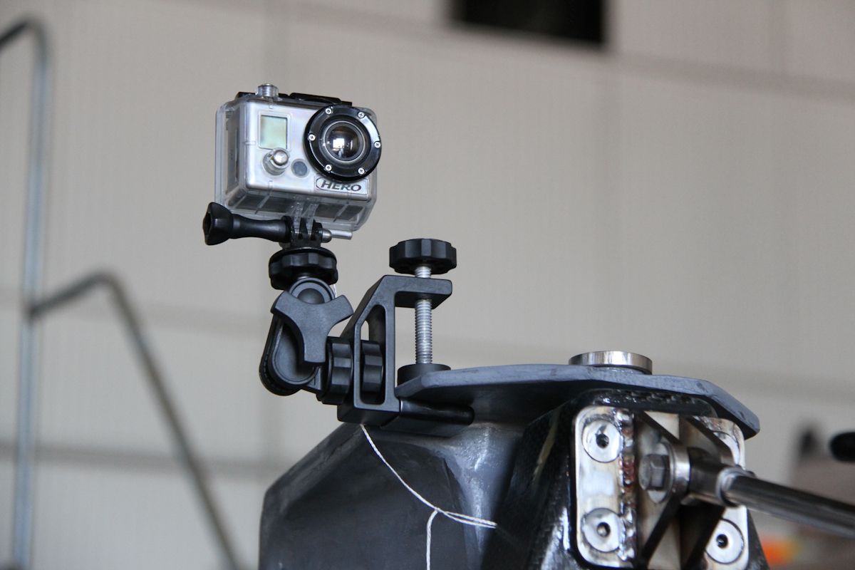 Cameras on the boat + movie Kiteboat Project