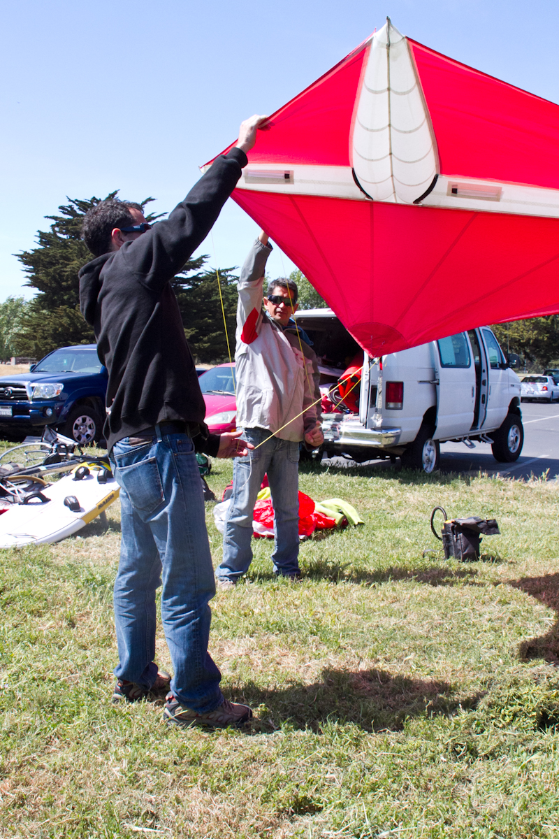 Lifting kite testing rok G9 & fled May 6 Kiteboat Project