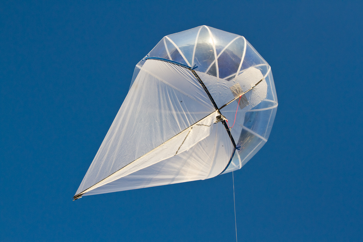 Balloon kite flight Kiteboat Project