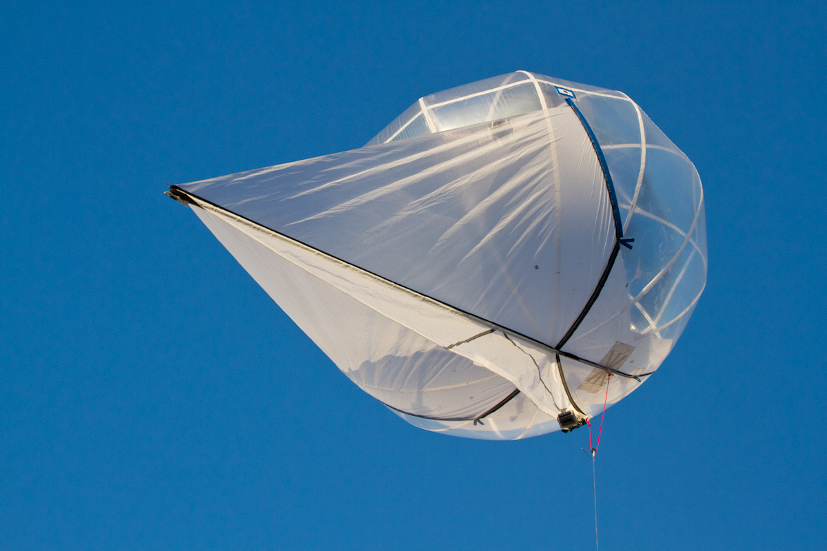 Balloon kite flight Kiteboat Project