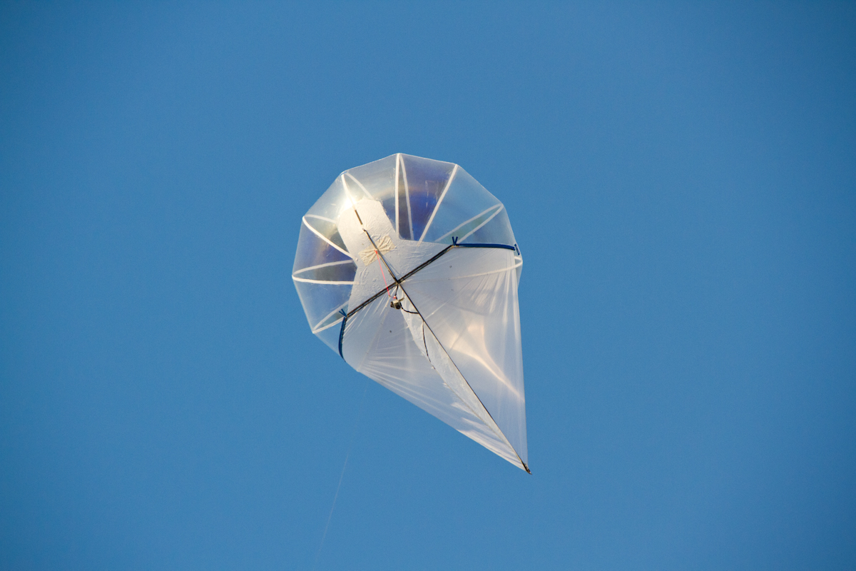 Balloon kite flight Kiteboat Project